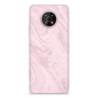 Nokia G50 TPU Siliconen Hoesje Marble Pink - Origineel Cadeau Vriendin - thumbnail