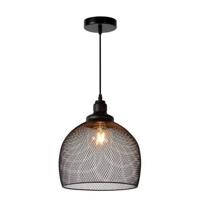 Lucide MESH Hanglamp 1xE27 - Zwart