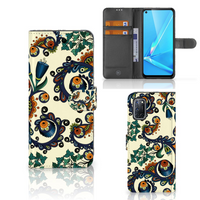 Wallet Case OPPO A72 | OPPO A52 Barok Flower