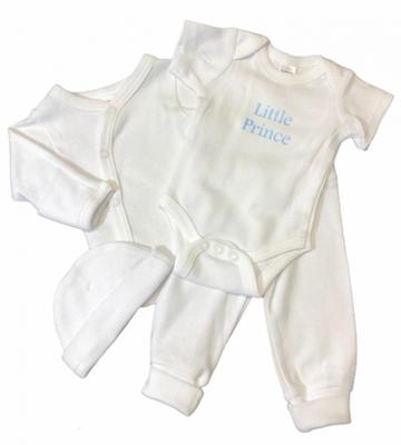 Soft Touch babykleding set Prince wit 4-delig mt 50/56 Soft Touch babykleding set Prince wit 4-delig mt 50/56