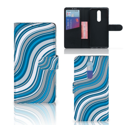 OnePlus 7 Pro Telefoon Hoesje Waves Blue OnePlus 7 Pro Telefoon Hoesje Waves Blue