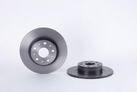 Remschijf COATED DISC LINE BREMBO, Remschijftype: Massief, u.a. für Lancia, Alfa Romeo