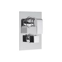 Douchekraan Inbouw Sapho Dimy Thermostatisch Afbouwdeel 3-weg Chroom Sapho - thumbnail