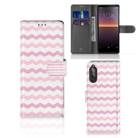 Sony Xperia 10 II Telefoon Hoesje Waves Roze - thumbnail