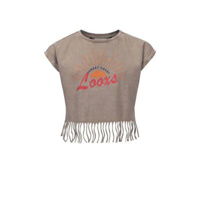 LOOXS 10sixteen T-shirt van biologisch katoen zand