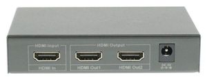 2 poorts HDMI splitter 1x HDMI in, 2x HDMI uit geschikt voor 4K