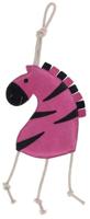 Kerbl Paardenspeelgoed Zebra (paardenkauwspeelgoed, 40 x 29 x 6 cm, knuffeldier met kokosnootvezelvulling) 3228262
