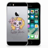 Silicone Back Case Apple iPhone SE | 5S Boho Skull