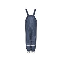 Playshoes regenbroek bretels fleece gevoerd uni marine Maat - thumbnail