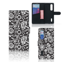 OPPO Find X2 Pro Hoesje Black Flowers - thumbnail