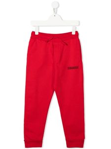 DSQUARED2 KIDS pantalon de jogging à logo imprimé - Rouge