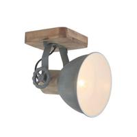 Mexlite Plafondlamp Gearwood 7968GR Grijs