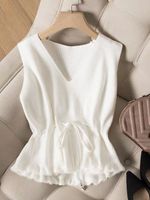 Casual Loose Plain Tank Top