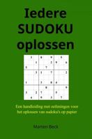Iedere SUDOKU oplossen - Marten Beck - Paperback (9789464052381)