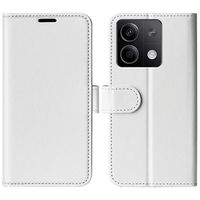 Xiaomi Redmi Note 13 Portemonnee Hoesje met Magnetische Sluiting - Wit