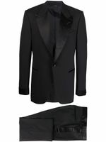 TOM FORD costume en laine à revers pointus - Noir