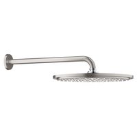 Grohe Regendoucheset Rainshower Cosmopolitan Metal 31 cm met Wandarm Supersteel - thumbnail