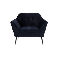 Dutchbone Kate fauteuil deep blue - thumbnail