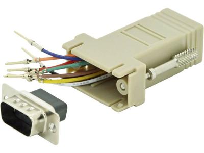Digitus Adapter D-sub adapter D-sub stekker 9-polig - RJ45-bus 1 stuk(s)