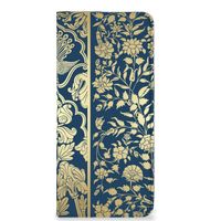 OPPO Reno8 Smart Cover Beige Flowers - thumbnail