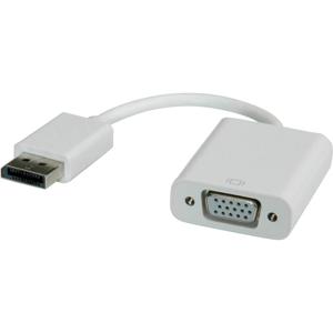 ROLINE DisplayPort/VGA Adapter, v1.2, DP Male - VGA Female, Actief