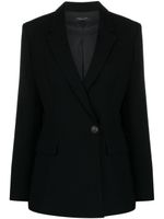 rag & bone blazer Tessa en crêpe - Noir