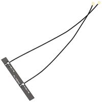 Delock Antenne dubbele WLAN Mhf/U.FL-LP-068 compatibele stekker 802.11 AC/A/H/B/g/N 5 dBi 2 x 150 mm PCB intern