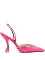 Stuart Weitzman escarpins pointus à ornements en cristal 100 mm - Rose - thumbnail