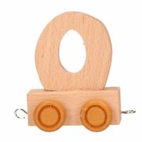 Houten letter trein O