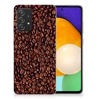 Samsung Galaxy A52 (5G/4G) Siliconen Case Koffiebonen - thumbnail