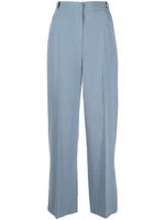 STUDIO TOMBOY pantalon droit No-Tuck à coupe courte - Bleu