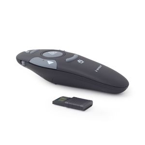 Gembird *Wireless presenter with laser pointer 660 nm 10 m Zwart