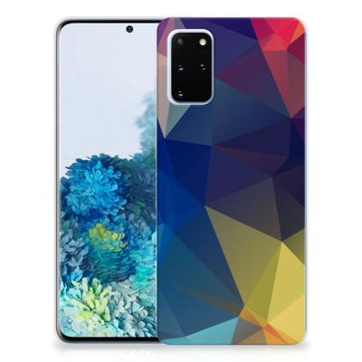 Samsung Galaxy S20 Plus TPU Hoesje Polygon Dark