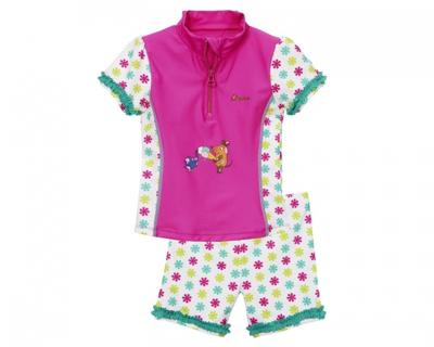 Playshoes zwemset UV-werend bloemen Playshoes zwemset UV-werend bloemen