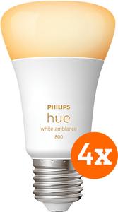 Philips Hue White Ambiance E27 800lm 4-pack