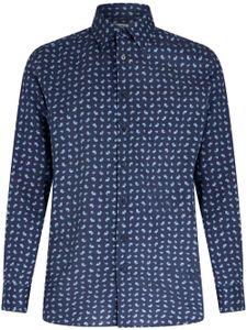 ETRO chemise en coton à imprimé graphique - Bleu