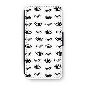 Eye pattern #2: iPhone 8 Flip Hoesje