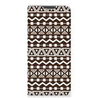 OPPO A54s | A16 | A16s Hoesje met Magneet Aztec Brown - thumbnail