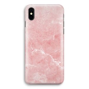 Roze marmer: iPhone X Volledig Geprint Hoesje