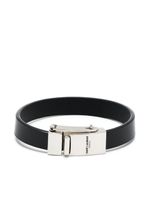 Saint Laurent bracelet Vintage en cuir - Noir - thumbnail