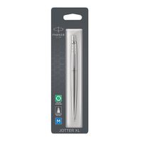 Balpen Parker Jotter XL Monochrome stainless steel medium blister Ã 1 stuk - thumbnail