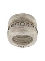 Parts of Four bague à design gravé - Argent