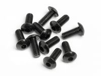 HPI - Button Head Screw M4x10mm (Hex Socket/10pcs) (94554) - thumbnail