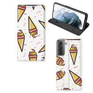 Samsung Galaxy S21 FE Flip Style Cover Icecream