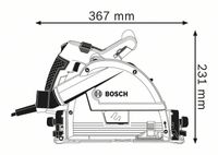 Bosch Professional GKT 55 GCE Invalzaag Zaagdiepte 90° (max.) 57 mm 1400 W - thumbnail