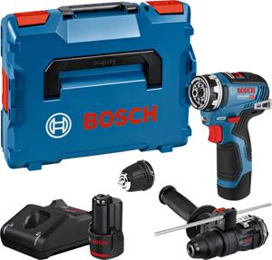 Bosch Professional GSR 12V-35 FC 06019H3009 Accu-schroefboormachine 12 V Li-ion Brushless, Incl. 2 accus, Incl. lader, Incl. koffer