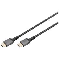 Digitus DB-340201-010-S DisplayPort-kabel DisplayPort Aansluitkabel DisplayPort-stekker 1 m Zwart Afgeschermd (drievoudig), Flexibel, Halogeenvrij, Rond - thumbnail