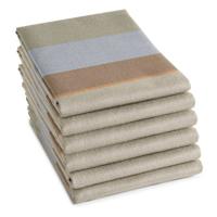 DDDDD Theedoek Rico 60x65cm - sand - set van 6