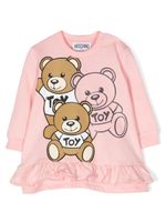 Moschino Kids t-shirt en coton à logo imprimé - Rose