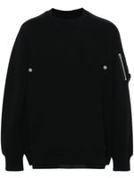 sacai sweat à logo - Noir